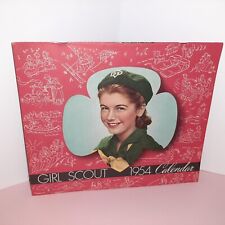 Vintage Girl Scout 1954 Calendar - Edith May Training School Ad picture
