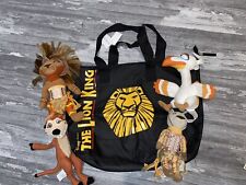 The Lion King Broadway Tote Bag & Plush Zazu Simba Timon Pumbaa Nala picture