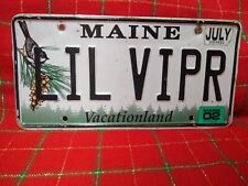 Maine Vanity License Plate Vintage Chickadee 