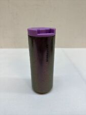 New With Tags Starbucks Purple Sparkle Stainless Steel Insulated  Tumbler Bling picture