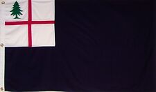 HEAVY DUTY SEWN COTTON BUNKER HILL FLAG - AMERICAN REVOLUTION - NEW ENGLAND picture