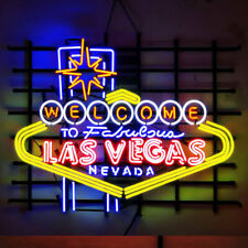 Welcome To Las Vegas Neon Light Sign 32x24 Beer Bar Pub Store Decor picture