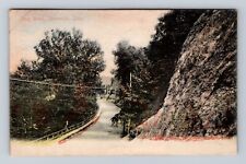 Zanesville OH-Ohio, View Of Dug Road, Antique Vintage c1907 Souvenir Postcard picture