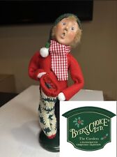 2007 Byers Choice Traditional Boy / Child — W/ Fillable Stocking Carolers  picture