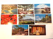 Vintage Hawaii Color Card Postcards-Lot of 8 Unused picture