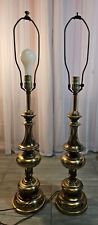 Vintage Pair of Stiffel Brass MCM Table Lamps Home Decor Lighting picture