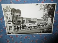 (1032) Old Postcard  Main Street Waupaca Wis. picture