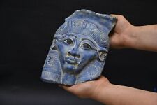 Rare Pharaonic funerary Hathor Mask : Authentic Ancient Egyptian Artifact BC picture