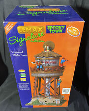 Lemax Spooky Town ~ DEADWOOD WATER TOWER ~ Illuminated, Musical & Animated picture
