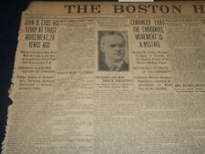 1908 NOVEMBER 20 THE BOSTON HERALD - JOHN D. ENDS HIS TRUST STORY 26YR - BH 220 picture