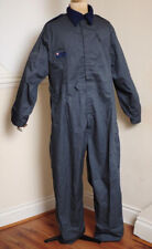 ROYAL AIR FORCE RAF GREY BLUE POLYCOTTON COVERALLS,BOILER SUIT,OVERALLS-MECHANIC picture