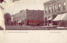 pre-1907 FOURTH AVENUE, WINDOM, MN. photo Thompson M.L. Fisch Store and Bank picture