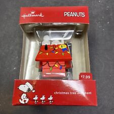 Hallmark Peanuts Snoopy 1st Place Dog House Christmas Tree Ornament picture