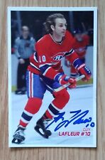 Guy Lafleur Autographed 4x6 Molson Export Card Montreal Canadiens picture