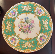 Myott Staffordshire The Bouquet Green Dinner Plate picture