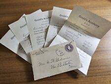 5 Report Cards in Envelope 1918-19 Gwendolyn Godwin Gould's Academy Bethel, ME picture