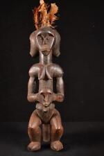 22025 A Primitive African Fang Three-Headed Statue Gabon picture