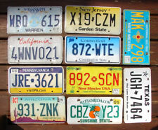 PACK OF 10 CRAFT CONDITION LICENSE PLATES FOR ART CRAFTS LOT (RANDOM PLATES) picture