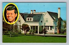 Hyannis Port MA-Massachusetts, John F Kennedy Summer Home, Vintage Postcard picture