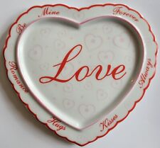 Avon Ceramic Candle Holder Wall Holder Love Heart 6.5
