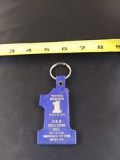 Vintage D & R Trucking Keychain Key Ring Chain Fob Hangtag  *122-C picture