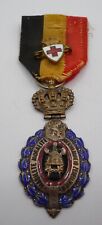 BELGIUM / BELGIAN MEDAL OF WORK 2ND CLASS WITH RED CROSS EMBLEM picture
