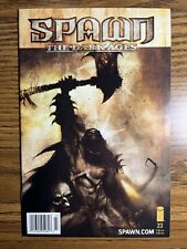 SPAWN THE DARK AGES 23 EXTREMELY RARE 1:100 EST. NEWSSTAND VARIANT IMAGE 2001 picture