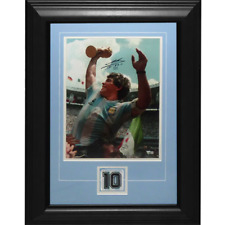 Diego Maradona Autographed Argentina Soccer (1986 World Cup Celebration) Deluxe picture