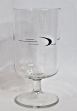 Vtg Original Frontier Airlines Wine Glass 1958-1972 NOS picture