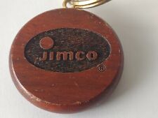 Jimco Round Wooden Keychain keyring picture