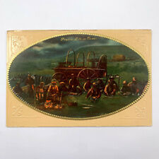 Postcard Texas TX Prairie Life Settler Covered Wagon 1911 Posted Divided Back picture