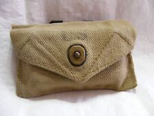 Vintage WW2 U.S. Military Canvas Med Pouch First Aid Carlisle Model #5 8-b picture