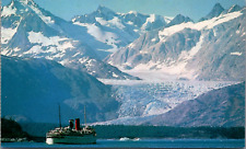 c1960's Glacier Bay National Park Cruise Ship Snowy Mts. Alaska Joe Postcard UNP picture