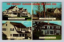 Cape Cod MA-Massachusetts, The Kennedy Summer Homes, Antique, Vintage Postcard picture