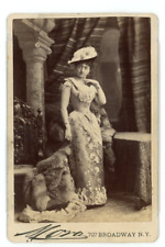 Vintage Cabinet Card Ada Cavendish Shakespearean Actress Mora Photo picture