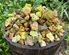 1/2 lb Bulk Wholesale Lot Natural Rough Green Opal (Raw Crystal Gem Stones 8 oz) picture