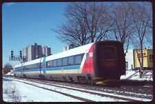 Original Rail Slide - VIA Rail Canada 7201+ #163 London ON 2-13-1997 picture