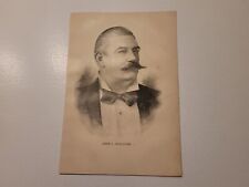 John L. Sullivan 1897 Boxing Prize Ring Illustration Blank White Back picture