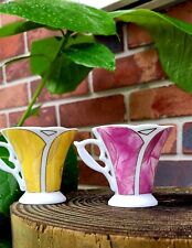 Vintage Casati Fine Porcelain Design Germany set of 2 demitasse cups picture