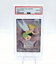 2023 Disney Topps Chrome Tinkerbell #8 Peter Pan Pink 353/399 PSA 10 picture