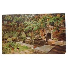 Postcard Typical French Quarter Patio 615 Chartres Street LA Chrome Unposted picture
