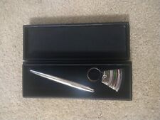 Cerruti 1881 Stainless Steel Medium Point Nib Fountain Pen & Key Chain Germany picture