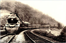The Pennsy Pennsylvania Railway RPPC Postcard Train Railroad Reprint picture