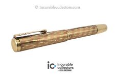 RARE MONTBLANC N 2 YELLOW AND ROSE 18 K R GOLD FOUNTAIN PEN 1920 s picture