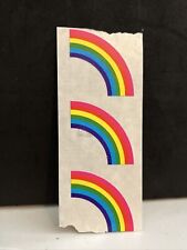 Vintage 80’s RAINBOW Sticker Strip - Rare picture