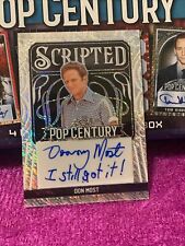 2024 LEAF METAL POP CENTURY SCRIPTED DON MOST AUTO AUTOGRAPH SILVER SHIMMER #/10 picture