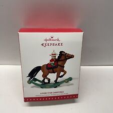 2015 Hallmark A Pony for Christmas Ornament Limited Edition picture