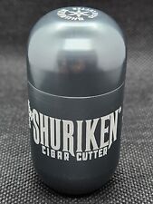 Shuriken Cigar Cutter - GUNMETAL Finish - Minnesota Seller NEW picture