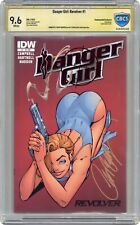 Danger Girl Revolver #1 Campbell Comicmarket Red Foil CBCS 9.6 SS 2012 picture