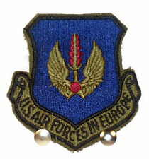 USAF Air Forces in Europe USAFE Insignia Badge Crest Patch Subdued V 1 picture